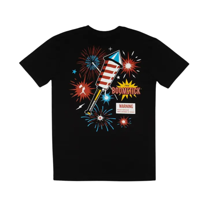 Boys' Baseballism Youth Boomstick T-Shirt - BLACK