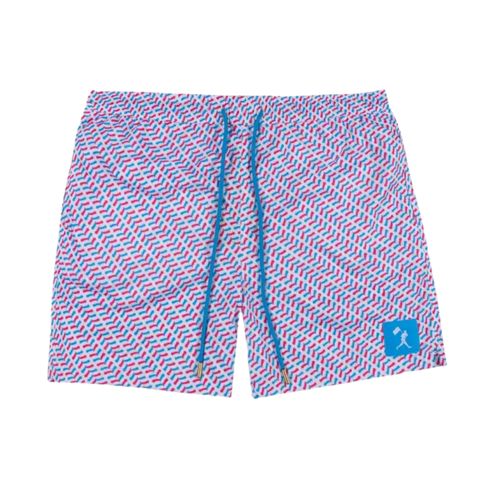 Boys' Baseballism Youth Great Day Diamond Air Mesh Short - BLUE/RED