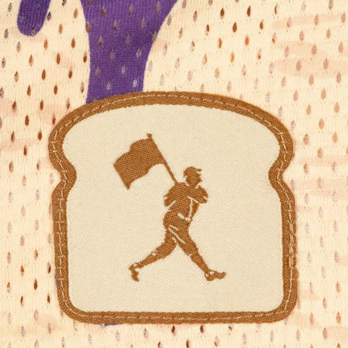 Boys' Baseballism Youth PB & Jammed Diamond Pro Mesh Short - PURPLE