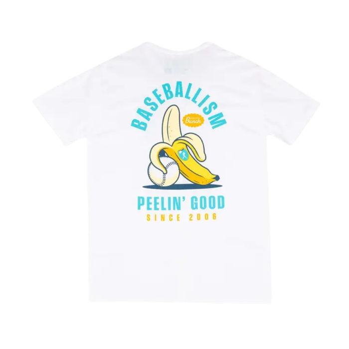 Boys' Baseballism Youth Peelin Good T-Shirt - WHITE
