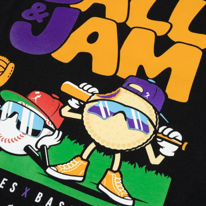Boys' Baseballism Youth Play Ball & Jam T-Shirt - BLACK