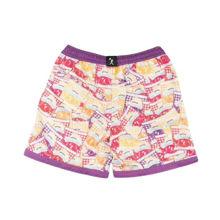 Boys' Baseballism Youth Snack Pack Heavyweight Mesh Shorts - PURPLE