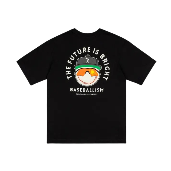 Boys' Baseballism Youth Yuvi Future Is Bright T-Shirt - BLACK