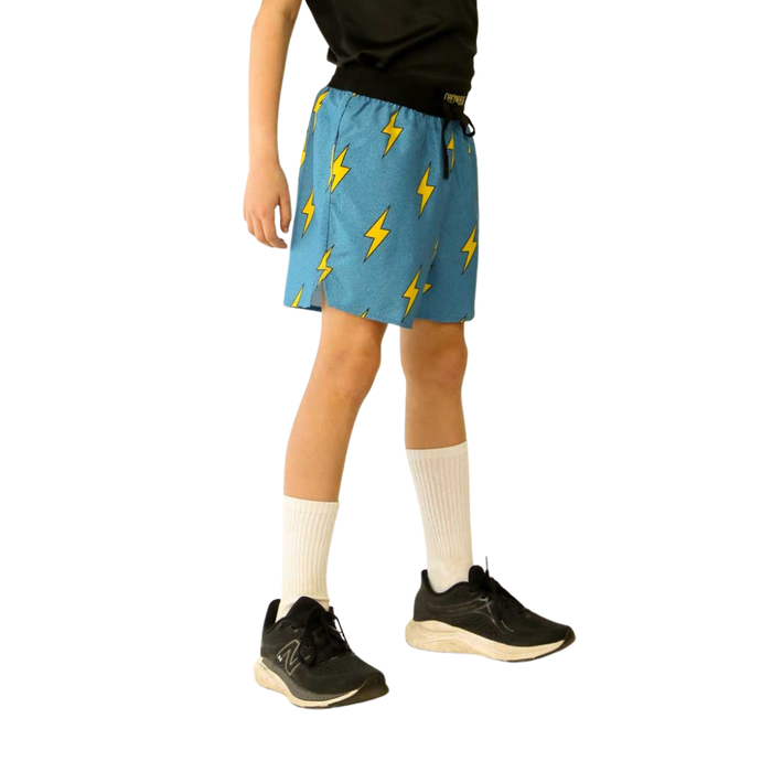 Boys' ChicknLegs Youth Blue Bolts Shorts - BOLTS