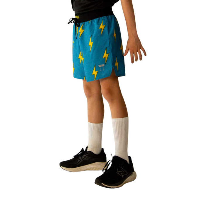 Boys' ChicknLegs Youth Blue Bolts Shorts - BOLTS