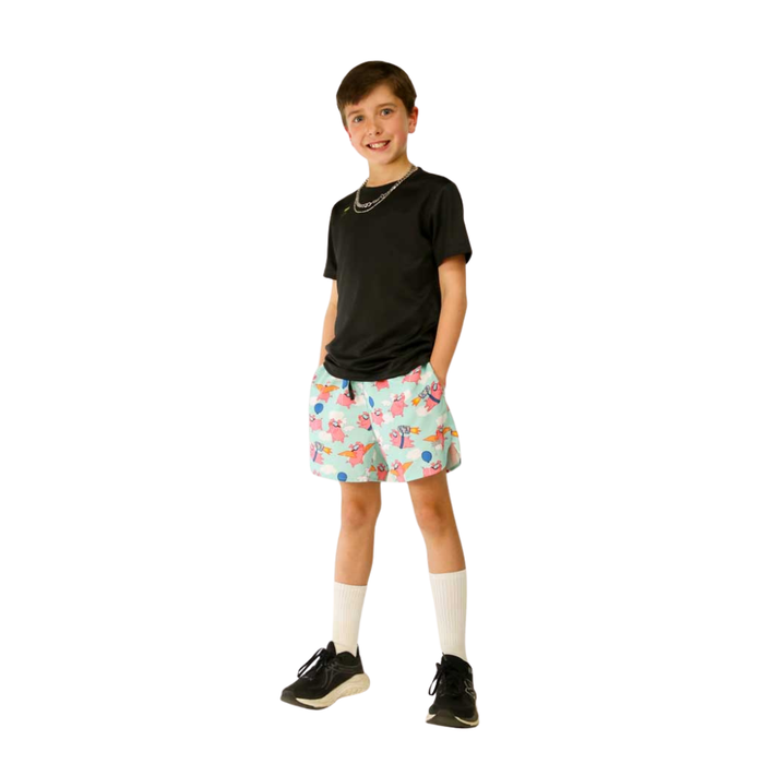 Boys' ChicknLegs Youth Flying Pigs Shorts - FLYNGPIG