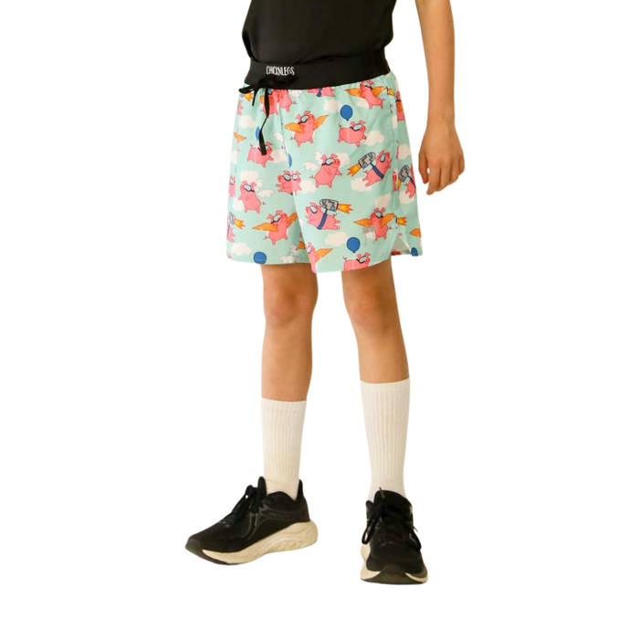 Boys' ChicknLegs Youth Flying Pigs Shorts - FLYNGPIG