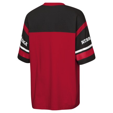 Boys' Nebraska Huskers Youth Chop Block Washed Jersey T-Shirt - NEBRASKA