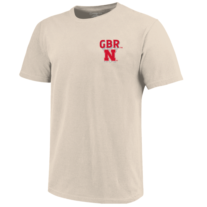 Boys' Nebraska Huskers Youth Currency Basketball T-Shirt - NATURAL