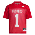 Boys' Nebraska Huskers Youth Adidas Throwback Jersey - NEBRASKA