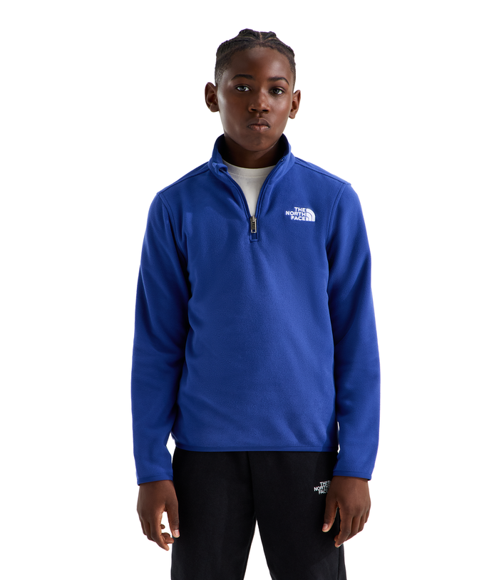 Boys' The North Face Youth Glacier 1/4 Zip - NLV BLUE