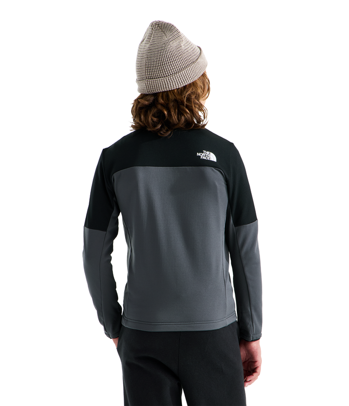 Boys' The North Face Youth Hike Midlayer Full-Zip - WUO GREY