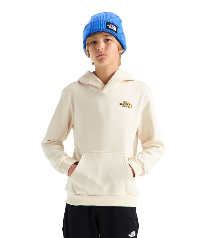 Boys' The North Face Youth Outdoor Hoodie - QLI - WHITE DUNE