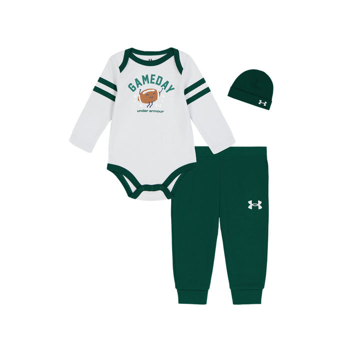 Boys' Under Armour Infant Football Bodysuit 3-Piece Set - 051 GREY