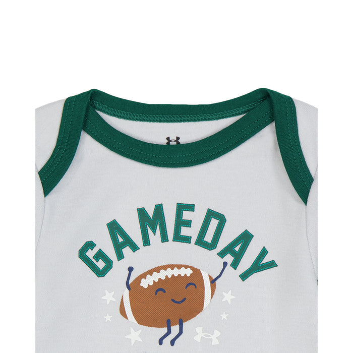 Boys' Under Armour Infant Football Bodysuit 3-Piece Set - 051 GREY
