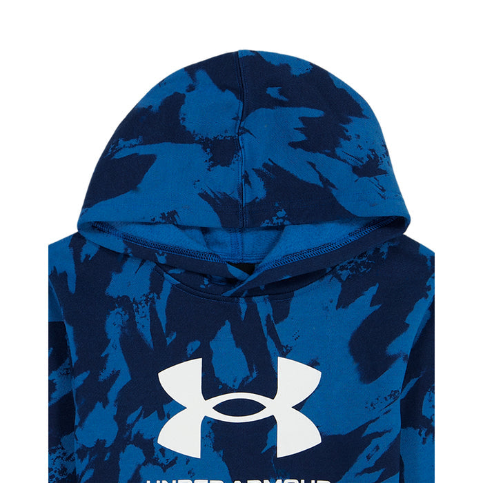 Boys' Under Armour Kids Rival All Over Print Hoodie 2-Piece Set - 423 BLUE