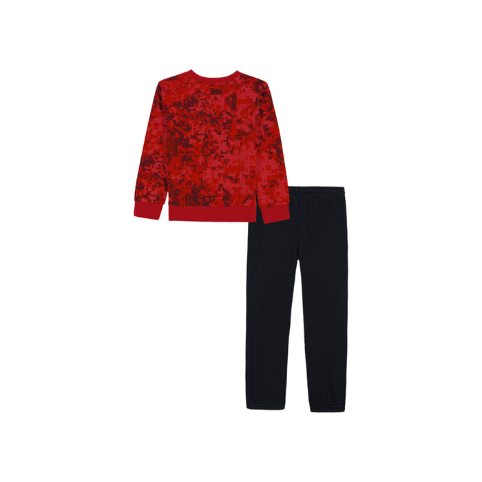 Boys' Under Armour Toddler Rival All Over Print 2-Piece Fleece Set - 930 RED