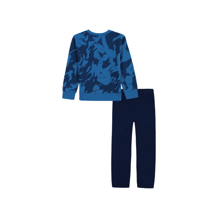 Boys' Under Armour Toddler Rival All Over Print Crew 2-Piece Set - 423 BLUE