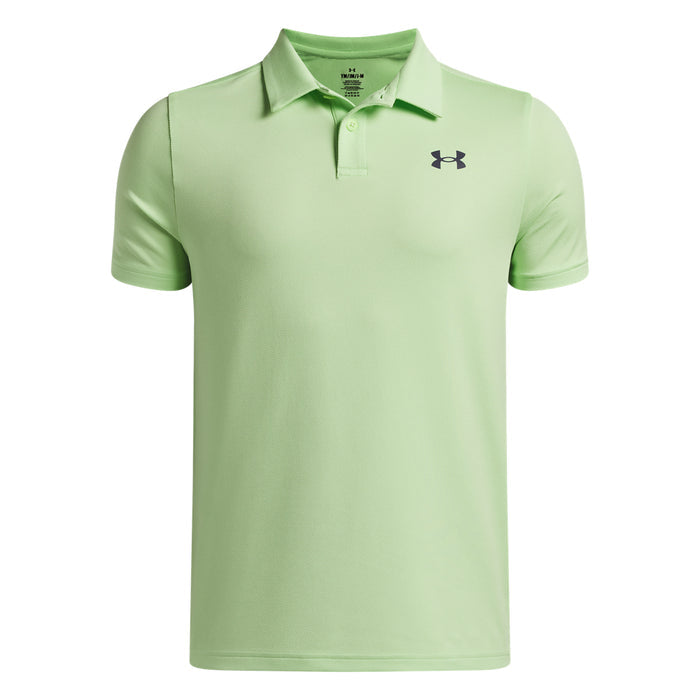 Boys' Under Armour Youth Matchplay Polo - 712 - LUMOS LIME
