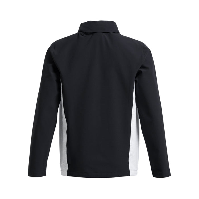 Boys' Under Armour Youth Rival Stretch Woven Full-zip - 001 - BLACK