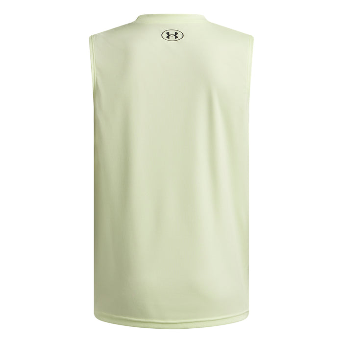Boys' Under Armour Youth Tech Hybrid Print Tank Top - 391 - FADE GREEN