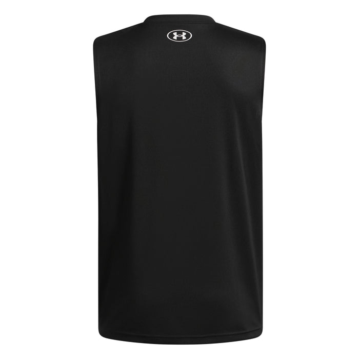 Boys' Under Armour Youth Tech Hybrid Print Tank Top - 002 - BLACK