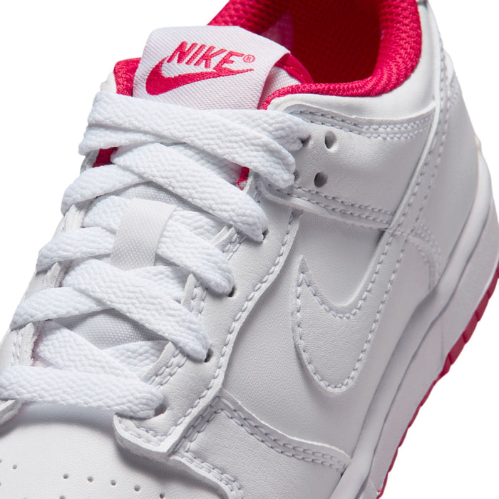 Boys'/Girls' Nike Kids Dunk Low - 101 - WHITE/RED