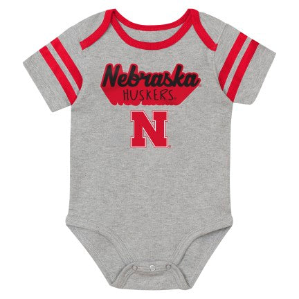 Boys'/Girls' Nebraska Huskers Infant Star Player 3-Pack Onesies - NEBRASKA