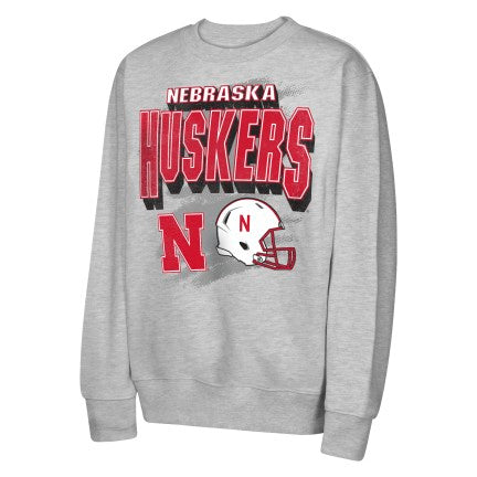 Boys'/Girls' Nebraska Huskers Youth Wild Card Sweatshirt - NEBRASKA