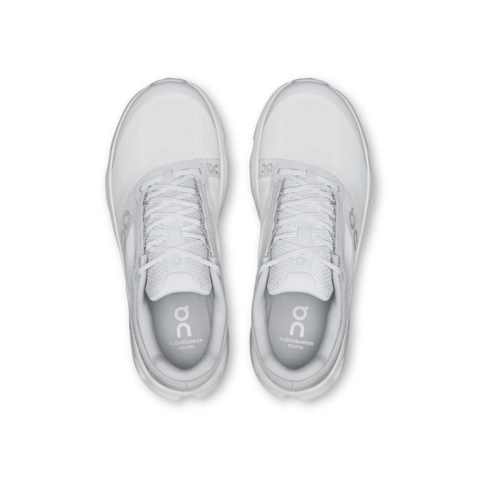 Boys'/Girls' On Cloud Youth Cloudsurfer - WHITE