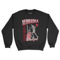 Boys'/Girls' Youth Nebraska Huskers Basketball Pryce Sandfort Black Illustrated Sweatshirt