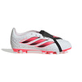 Boys'/Girls' Adidas Youth Predator Club Fold-Over Tongue Soccer Cleats - WHT/SOLA