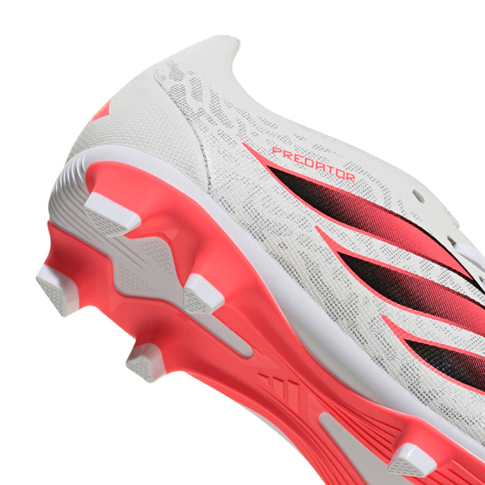 Boys'/Girls' Adidas Youth Predator Club Fold-Over Tongue Soccer Cleats - WHT/SOLA
