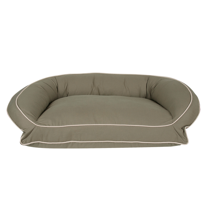 SAGE-CANVAS-CUDDLER-BOLSTER-DOG-BED
