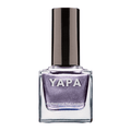 Cheryl Nail Lacquer | YAPA in a sleek glass bottle featuring a shimmering lavender purple nail polish with a black cap.