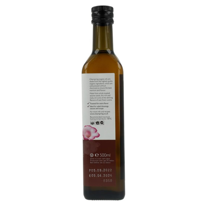 Clearspring Organic Toasted Sesame Oil 500ml