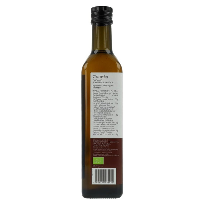 Clearspring Organic Toasted Sesame Oil 500ml