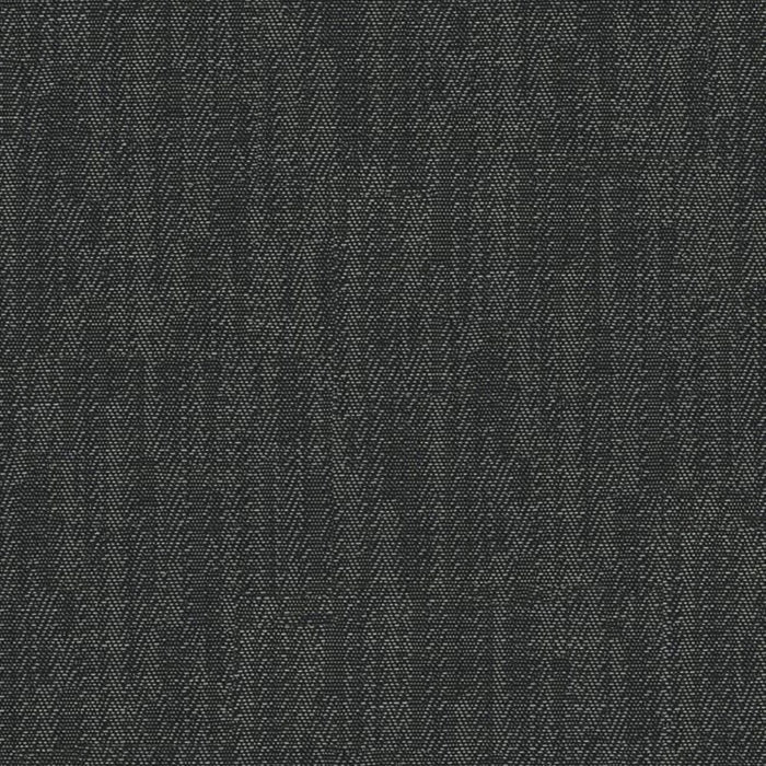 A close-up of a dark charcoal textured tile with a subtle herringbone pattern.