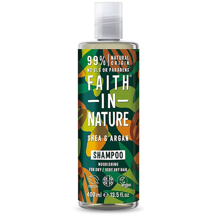 Faith In Nature Shea & Argan Shampoo 400ml