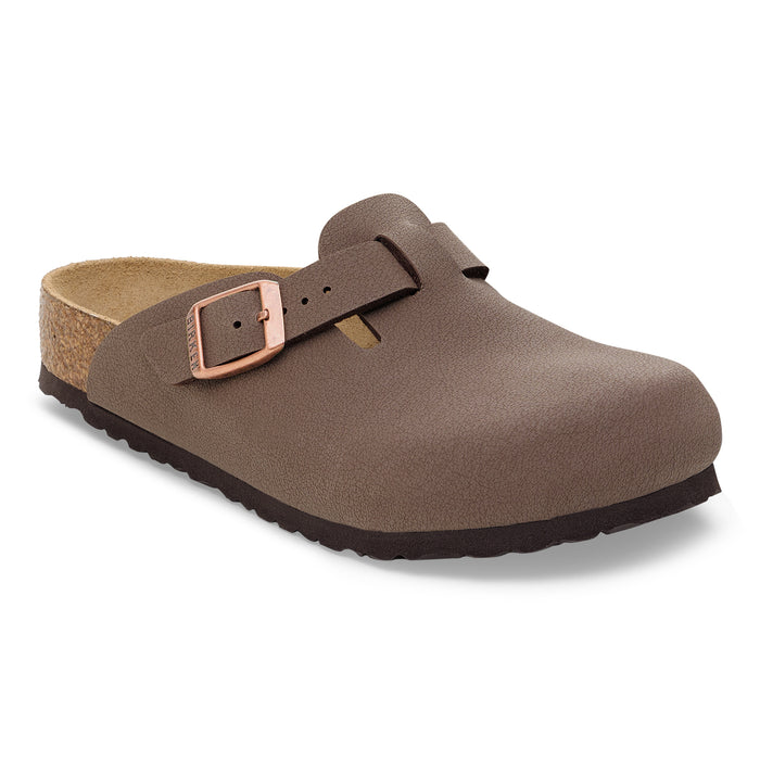 Girls' Birkenstock Boston Birkbuc Mocha - MOCHA