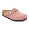 Girls' Birkenstock Boston Birkibuc Pink - PINK CLA
