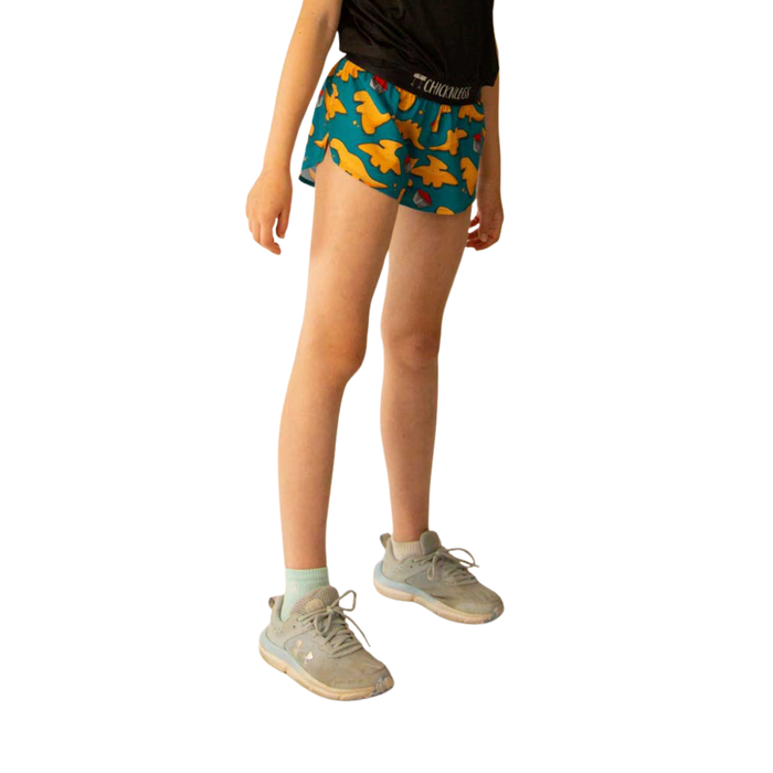 Girls' ChicknLegs Youth Dino Nuggets Shorts - NUGGETS