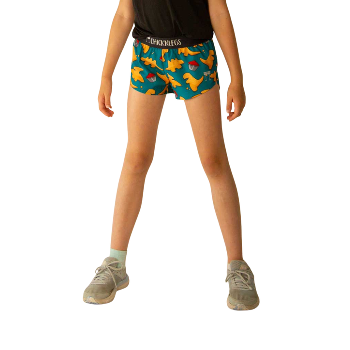 Girls' ChicknLegs Youth Dino Nuggets Shorts - NUGGETS