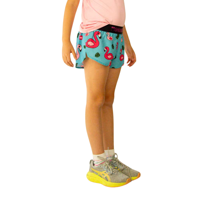 Girls' ChicknLegs Youth Flamingo Shorts - FLAM