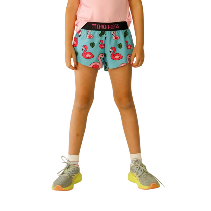 Girls' ChicknLegs Youth Flamingo Shorts - FLAM