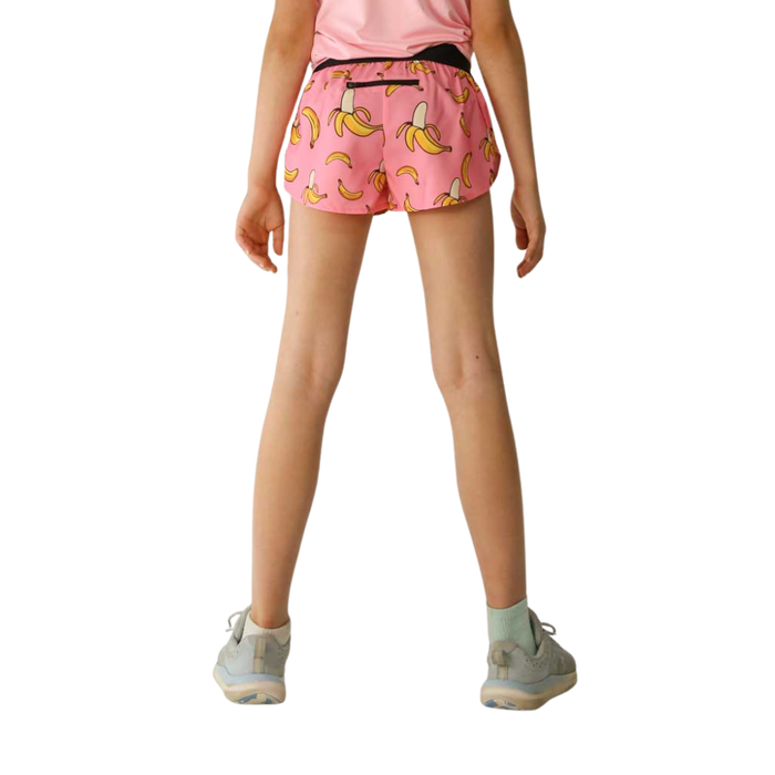 Girls' ChicknLegs Youth Pink Bananas Shorts - PNKBANAN