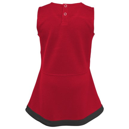 Girls' Nebraska Huskers Infant Cheer Captain Dress - RED