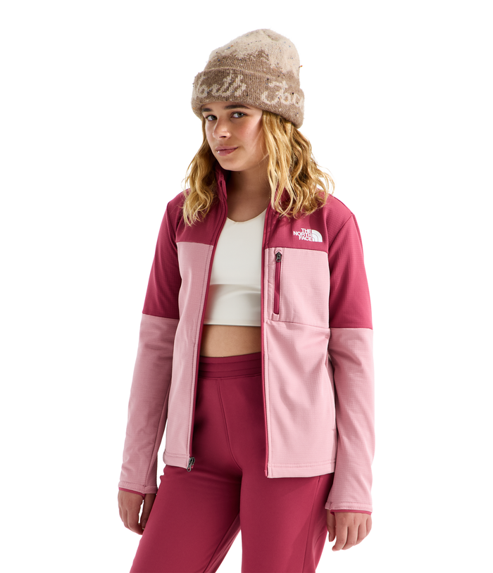 Girls' The North Face Youth Hike Midlayer Full-Zip - S9B PRIM