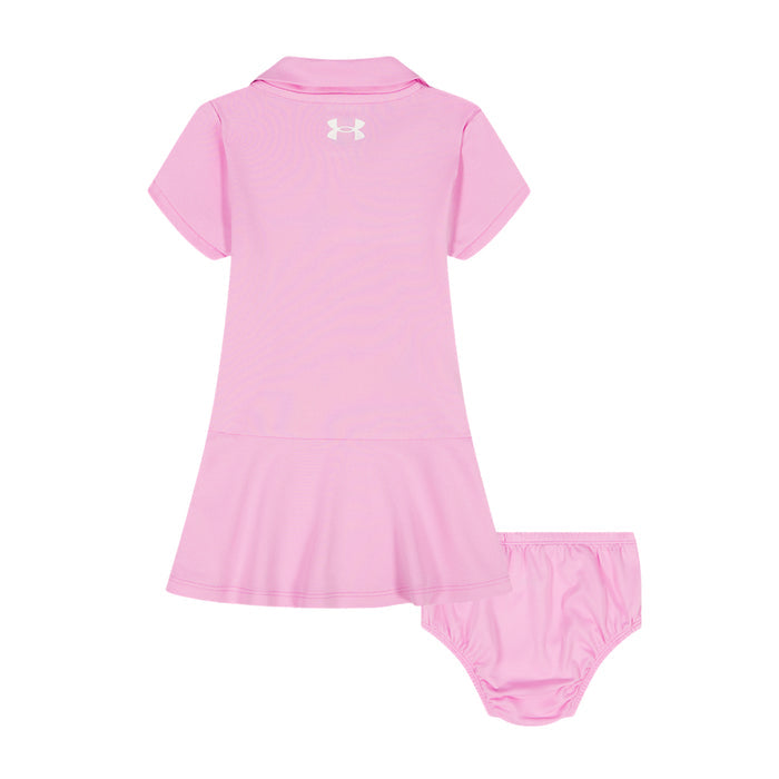 Girls' Under Armour Infant Polo Dress - 698 - ELEMENTAL PINK