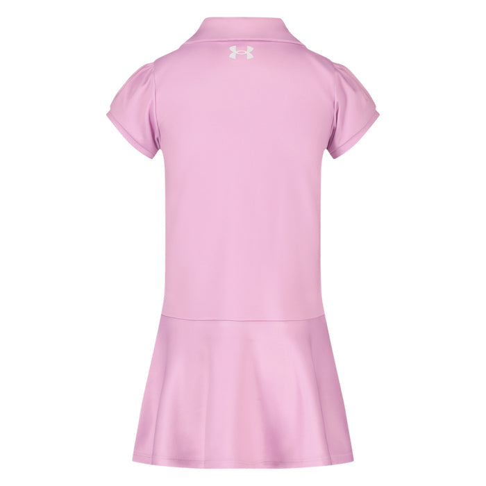 Girls' Under Armour Kids' Polo Dress - 698 - ELEMENTAL PINK